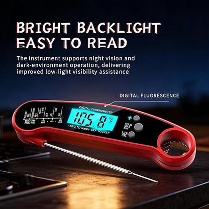 X&E Meat Thermometer Digital – Instant Read Food Thermometer for Cooking & Grilling – Professional Kitchen for Men, Dad & Mom