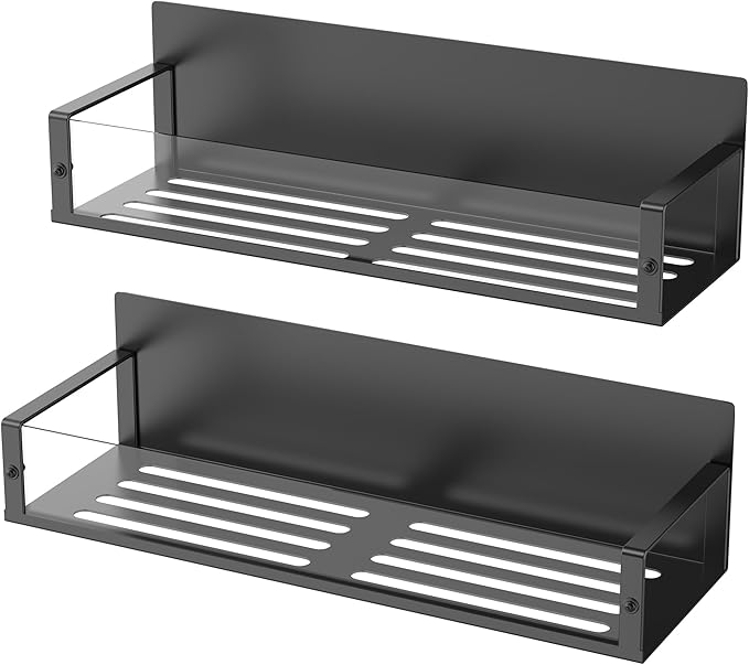 HuggieGems 2 Pack Magnetic Spice Storage Rack Organizer for Refrigerator and Oven, Clear Fridge Organizers and Storage - Image 5