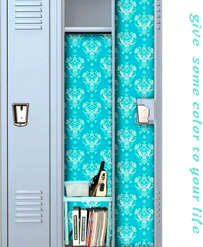 Svartur Adjustable Locker Shelf for School, Height and Width Adjustable Locker Organizer for Work, Stackable Locker Tools for Gym Lockers, Back to School Essentials, Mint Blue