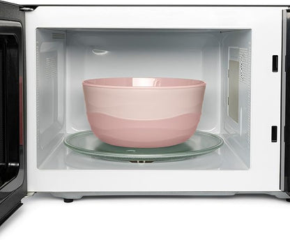 Pera Mixing Bowls with Lids Set, 8 Piece (4 Bowls + 4 Airtight Lids), BPA Free Nesting Kitchen Bowl Set for Mixing & Food Storage, Microwave & Dishwasher Safe (Pink)