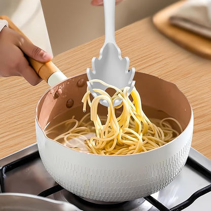 AOTHOD Silicone Cooking Utensils Set - 446°F Heat Resistant Silicone Kitchen Utensils,Spatula,Spoon, Kitchen Utensil Sets Gadgets Tools Set for Nonstick Cookware,Dishwasher Safe BPA FREE (Multicolor) - Image 7