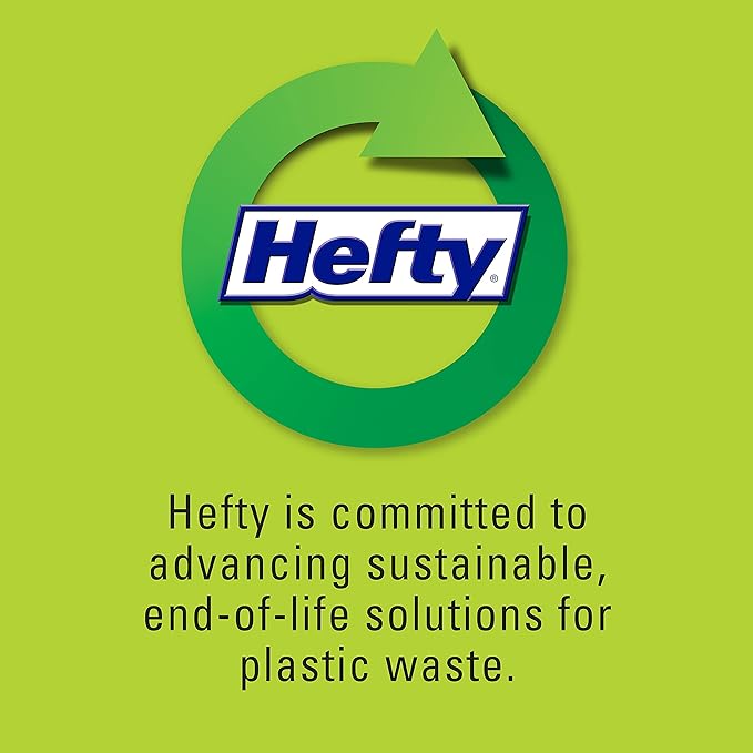 Hefty Ultra Strong 13 Gallon Trash Bags, Tall Kitchen Trash Bags 13 Gallon Size, Drawstring Closure, Continuous Odor Control, White, Citrus Twist Scent, 80 Bags - Image 9