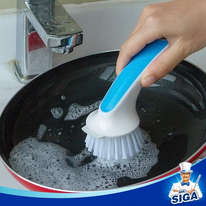 MR.SIGA Pot and Pan Cleaning Brush - Pack of 2 - Image 2