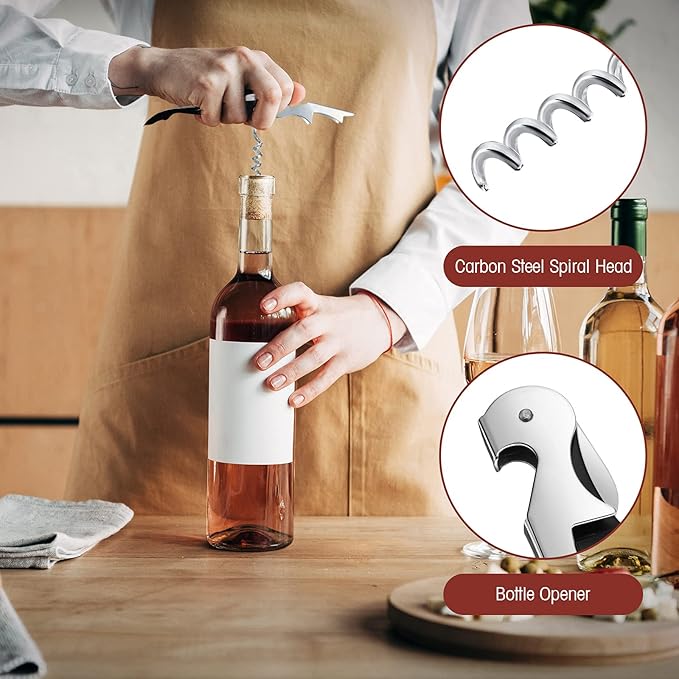Honoson Wine Keys Opener Travel Wine bottle Opener Waiter Beer Bartender for Home Office Kitchen Restaurant Bar Applications (Black,150 Pcs) - Image 5