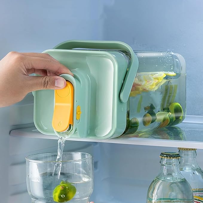0.9 Gallon Drink Dispenser with Spigot,100% Leakproof,Sealed and Filter screen,Milk,Lemonade Dispenser,Juice Containers With Lids For Fridge and Dairly Use,Beverage Liquid Drink Container for Party by Unknown