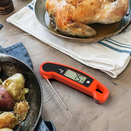Lavatools Javelin® PRO Classic Ultra-Fast 2-Second Professional Digital Instant Read Meat Thermometer for Grill and Cooking, Auto-Rotating Backlit Display, IP65 Water Resistant, NSF Certified – Wasabi - Image 5