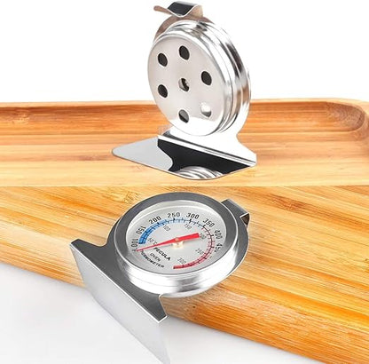 Oven Thermometer 2 Pack 50-300°C/100-600°F, Oven Grill Fry Chef Smoker Thermometer Instant Read Stainless Steel Thermometer Kitchen Cooking Thermometer - Image 5