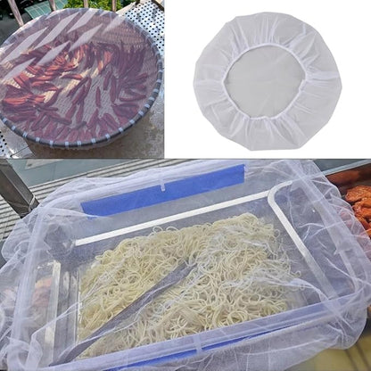 4 Pack Mesh Food Covers Portable Small Food Tents Top Screen Food Cover for Outdoors Camping Glass Food Storage Containers Meal Prep Container Food Storage Bins Countertop Fruit Bowl Plates