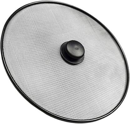 Amosfun 11.4 Inch Oil Splash Guard Splatter Screen for Frying Pan and Pot Mesh Cover Grease Splatter Shield Cooking Kitchen Accessory