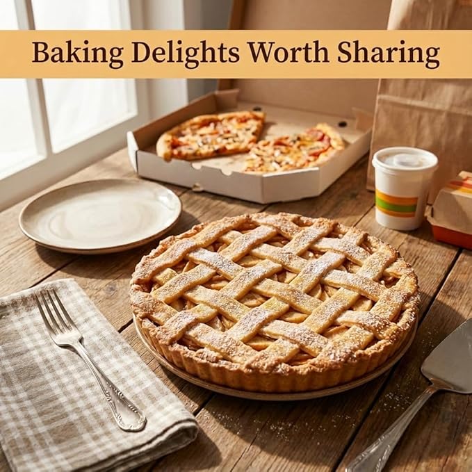 Lattice Pastry Cutter, Professional Lattice Roller for Pie & Beef Wellington, Sharp Multi-Blade Dough Cutter for Even Decorative Crusts, Easy-Clean Baking Gift for Home Bakers - Image 2