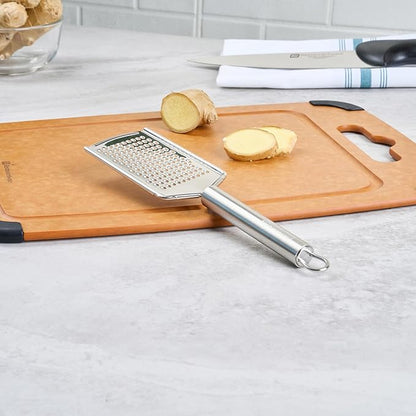 Restaurantware-German Standard Fine Handheld Graters, 24 Flat Cheese Graters - Dishwashable, Durable, Stainless Steel Food Grater With Handle, Suitable For Chocolate, Nutmeg, Garlic, Lemon - Image 6