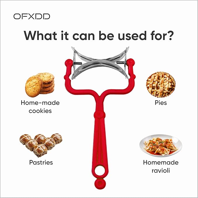 Rolling Dough Cutter - Round Baking Cutter Roller - Circle Cookie Cutters - Image 5