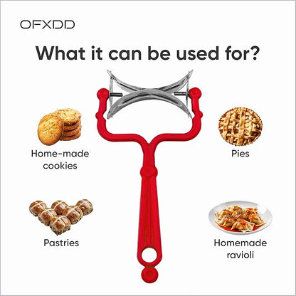 Rolling Dough Cutter - Round Baking Cutter Roller - Circle Cookie Cutters - Image 5