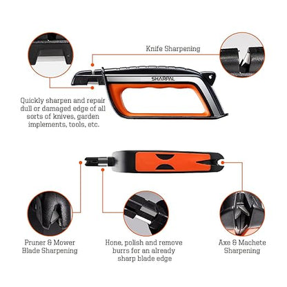 SHARPAL 103N All-in-1 Knife Garden Tool Multi-Sharpener for Lawn Mower Blade, Axe, Hatchet, Machete, Pruner, Hedge Shears, Scissors Mothers Day Gifts - Image 2