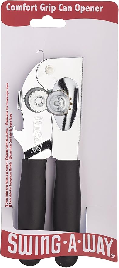Swing-A-Way Heavy-Duty Can Opener, 18 cm (7") - Black - Image 2