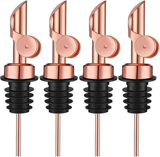 Pafuen Auto Liquor Pour Spout (4, Rose gold)
