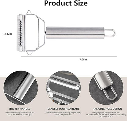 Multifunction Stainless Steel Julienne Peeler Vegetable Peeler Double Planing Grater Kitchen Accessories Cooking Tools - Image 2
