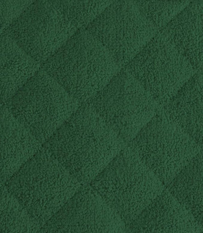 DII Basic Terry Collection 100% Cotton Quilted, Oven Mitt, Dark Green, 2 Piece