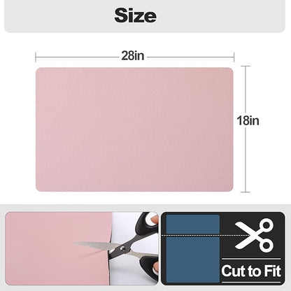 Ecotrim - Dish Drying Mat for Kitchen Counter | Coffee Bar Mat for Countertops | Heat Resistant Drainer Mat with Non-slip Rubber Backed | Hide Stain Kitchen Absorbent Draining Mat | Pink 18"x28" - Image 6