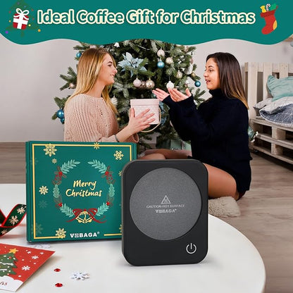 VOBAGA Coffee Mug Warmer for Desk with Auto Shut Off & 3-Temp Settings, Coffee Cup Warmer with Smart Safety Alert Home Office Accessory, Perfect for Coffee, Tea, Milk - Image 6