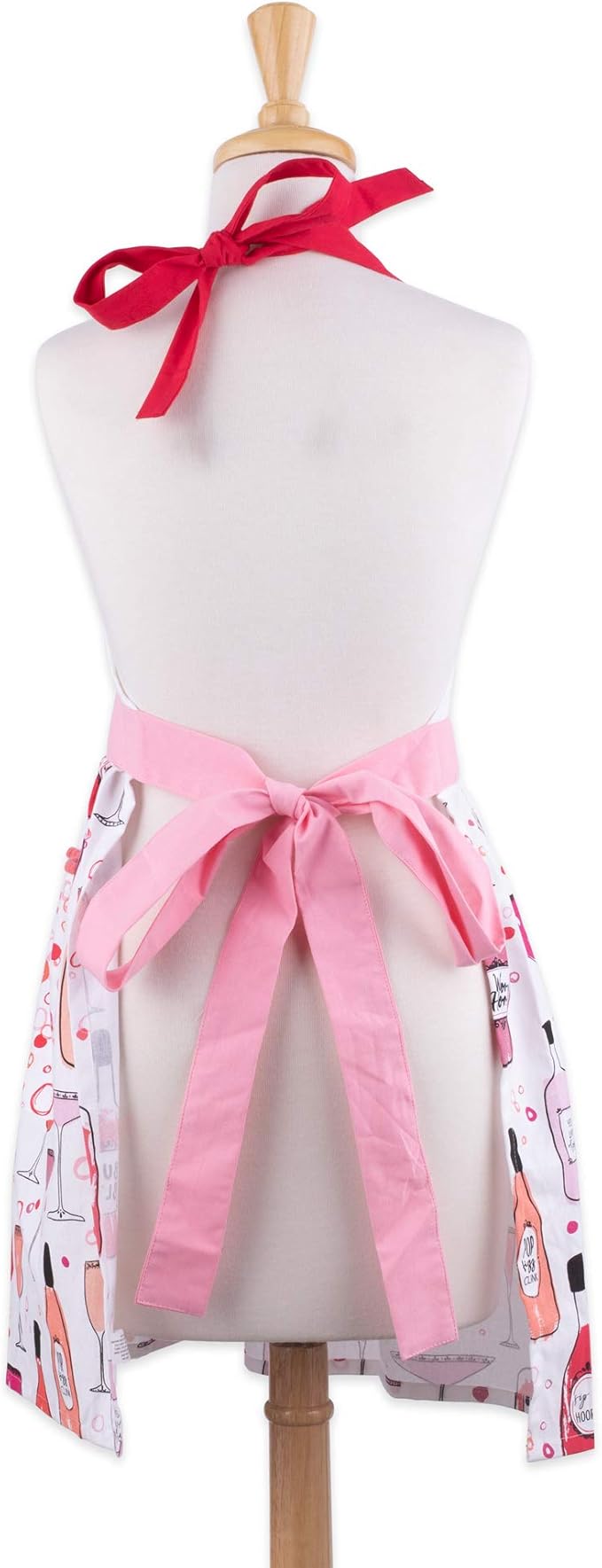 DII Women's Spring & Summer Apron Collection Adjustable, Two Large Pockets & Extra Long Ties, One Size Fits Most