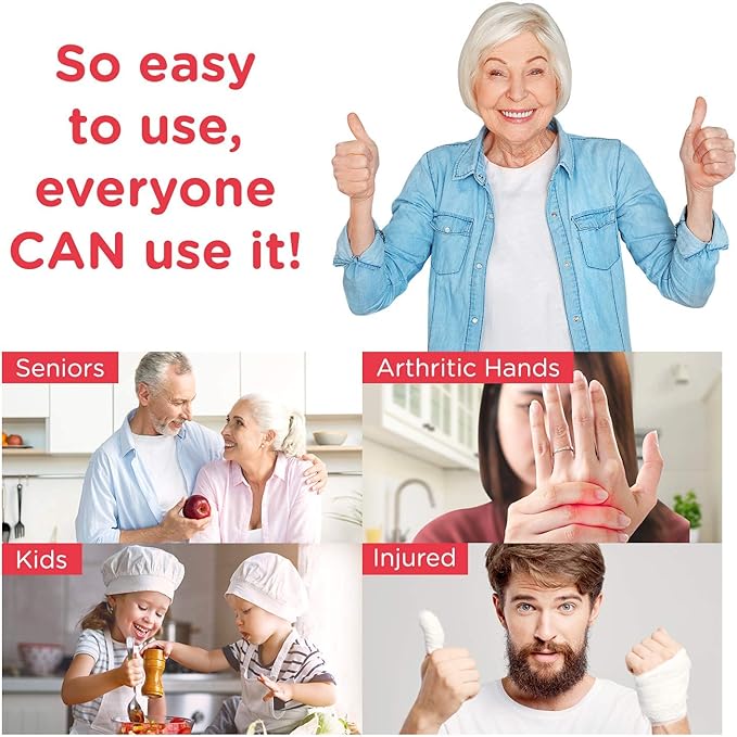 Kitchen Mama Auto Electric Can Opener: Open Your Cans with A Simple Press of Button - Automatic, Hands Free, Smooth Edge, Food-Safe, Battery Operated, YES YOU CAN (White) - Image 5