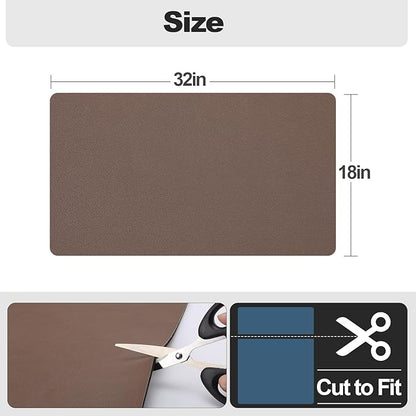 Ecotrim - Dish Drying Mat for Kitchen Counter | Coffee Bar Mat for Countertops | Heat Resistant Drainer Mat with Non-slip Rubber Backed | Hide Stain Kitchen Absorbent Draining Mat | Brown 18"x32" - Image 6