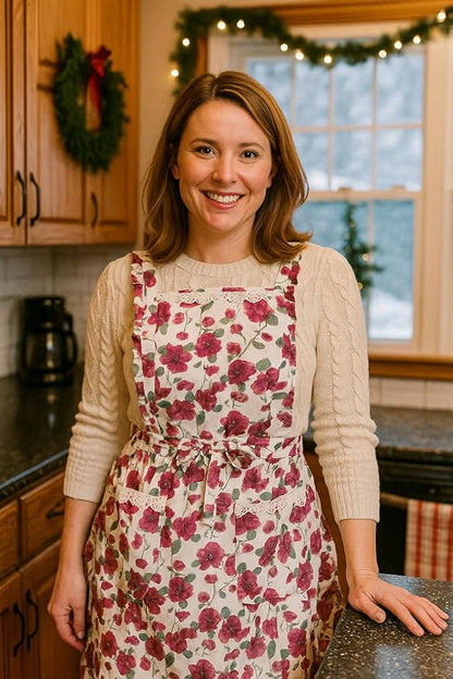Funny Aprons for Women with Pockets, Kitchen Cooking Grilling Bbq Cute Chef Apron, Mothers Day Birthday Gifts for Women - Image 3