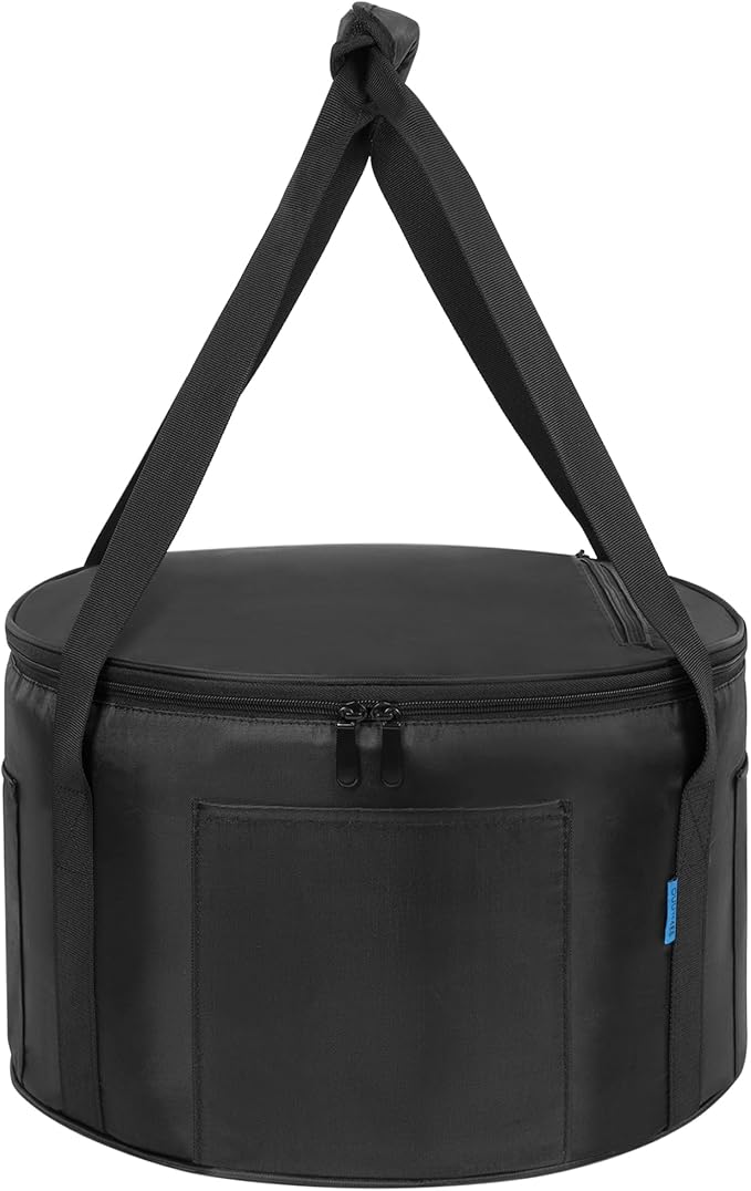 Dutch Oven Bag for 12 Inch,Durable Camp Dutch Oven Storage Bag,Carry Bag Extra Pockets and Sturdy Handles
