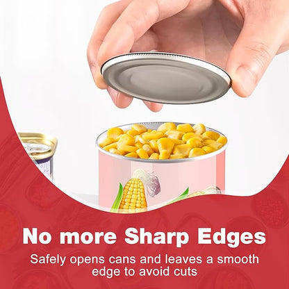 Electric Can Opener, Food Safe Automatic Can Opener with Smooth Edge, Open Your Cans with A Simple Press of Button, Can Opener Electric Kitchen Gifts for Seniors and Arthritis - Image 2