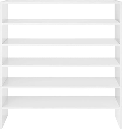 Whitmor Stackable 31" Extra Wide 2-Shelf Storage Organizer, White - Image 8