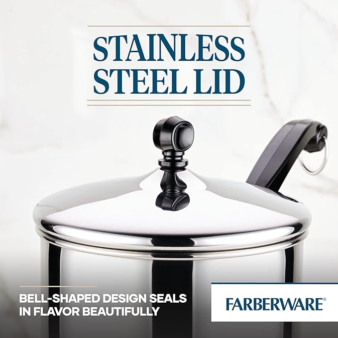 Farberware Classic Stainless Steel Sauce Pan/Saucepan with Lid, 3 Quart, Silver - Image 4