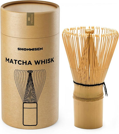 Bamboo Matcha Whisk 80/100/120 Prong, Traditional Japanese Chasen Matcha Stirrer -Authentic Japanese Bamboo Whisk For Matcha Tea (80prongs) by Unknown