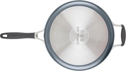Circulon A1 Series with ScratchDefense Nonstick Induction Cookware, Large Saute Pan with Lid, Nonstick Pan, 5-Quart, Graphite - Image 11