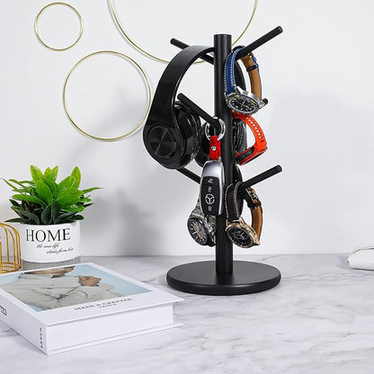 MyLifeUNIT Mug Holder Tree, Coffee Cup Holder with 6 Hooks (Black) | MyLifeUNIT, Mug Holder Tree, Coffee Cup Holder, 6 Hooks, Black - Image 4