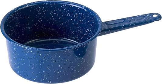 GSI Outdoors 2 qt Sauce Pan | Enameled Steel Sauce Pan for Camping, Cabin and Farmhouse Kitchen by GSIOutdoors