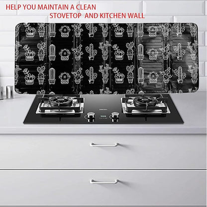 3 Sided Oil Splatter Guard - NeilBee 2Pcs Foldable Grease Splatter Screen, Splatter Shield for Stove Top Cooktop, Oil Barrier Oil Proof Plate Board for Cooking Kitchen Restaurant Use - Image 3