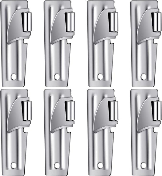 Chumia 8 Pieces P-51 Camping Can Opener Stainless Steel Military Survival Army Backpack Can Opener
