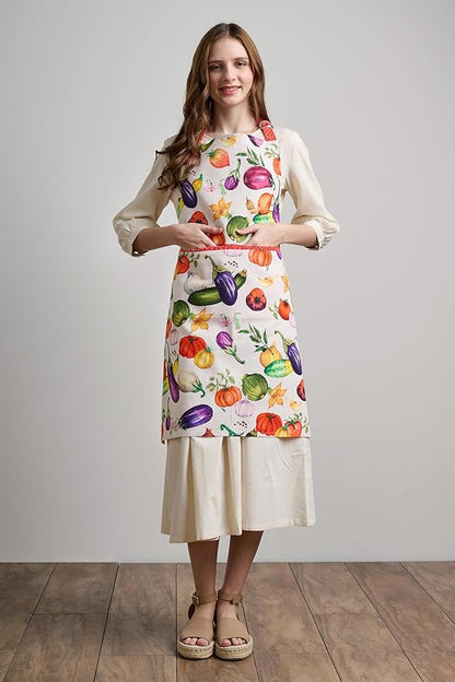 Maison d' Hermine 100% Cotton Apron for women with Pocket Kitchen Chef Apron for Men Cooking Mothers Day Gifts - Image 7