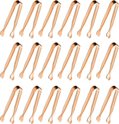 Mini Serving Tongs, Anytrp 18-Packs Stainless Steel Sugar Tongs, 4.3inch Ice Tongs Kitchen Tong Appetizers Tong for Coffee Bar, Tea Party, Desserts Party, Sugar and Ice Bucket by Unknown