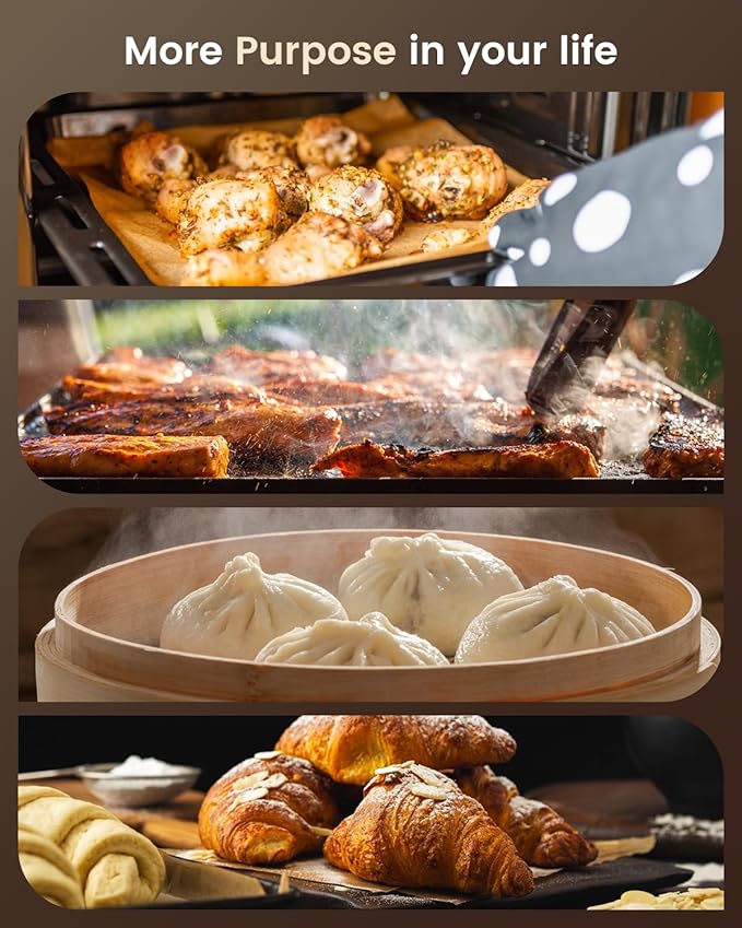Parchment Paper Sheets, 9x13 In Non-Stick Precut Baking Parchment for Baking, Grilling, Air Fryer, Steaming, and More (Unbleached) - Quarter Sheet Size, Perfect for Bread, Cakes, Cookies, 100PCS - Image 6