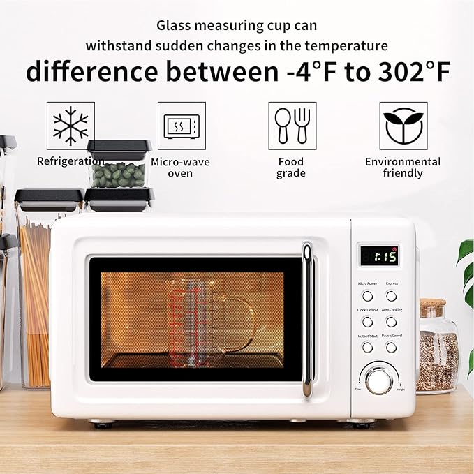 77L Glass Measuring Cup, [Double-Sided Measuring Scale, Insulated handle, V-Shaped Spout], High Borosilicate Glass Measuring Cup for Kitchen or Restaurant, Easy To Read, 500 ML (0.5 Liter, 2 Cup) - Image 6
