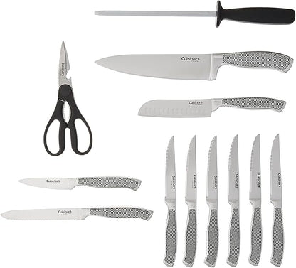 Cuisinart C77SS-13P 13-pc. Graphix Collection Block Set, Stainless Steel - Image 4