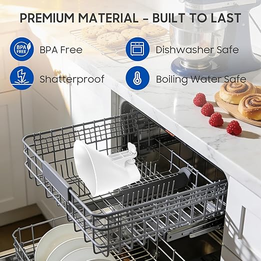 KingofKings Funnel for Kitchen Aid Accessories and Attachments, Flour Funnels for Kitchenaid Mixer Attachments, Wide Mouth Pouring Chute Baking Supplies for Cake, Mother Day Gift for Women, Mom - Image 5