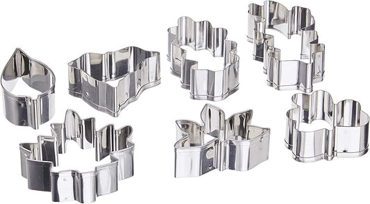 Ateco 7 pc Stainless Steel Leaf Cutter Set