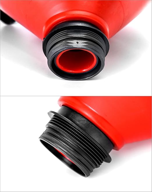 QWORK 4 Quart Lockable Drum Funnel with Removable Screen Filter, 2" BSP Adaptor Safety Plastic Oil Funnel Screen Filter Spill-Free for 55 gal Steel or Poly Drums - Image 4