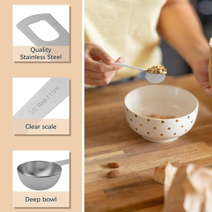 2PCS 1/2tbsp (1.5tsp, 7.5ml, 1/4oz) Single Measuring Spoon, Stainless Steel Individual Teaspoons Only - Image 3