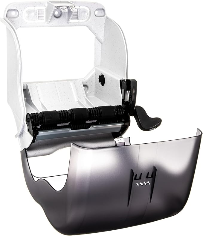 San Jamar Classic Element Paper Towel Dispenser Wall-Mounted Commercial Roll Dispenser, Fits All Core Sizes with Lever for Bathroom, Kitchens, and Restaurants, Plastic, Universal Paper, Black Pearl - Image 10