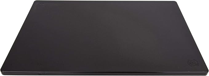 Thick XL 24x18 Plastic Cutting Board 0.75 Inch Thick, Extra Large NSF for Food Service, Black