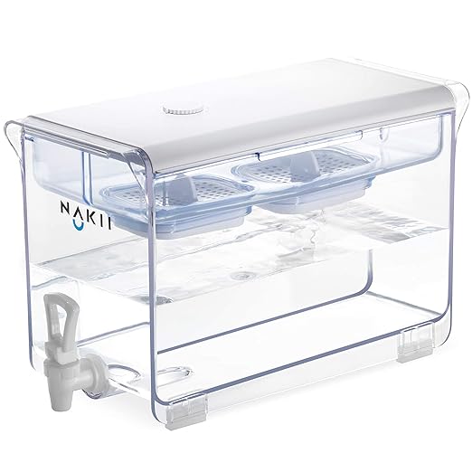 Nakii Water Filter Dispenser with 2 Filters - 18-Cup Water Dispenser with 300 Gallons Capacity Long-Lasting NSF-Certified Filters for Cleaner and Healthier Drinking Water - Faster Filtration, BPA-Free - Image 3